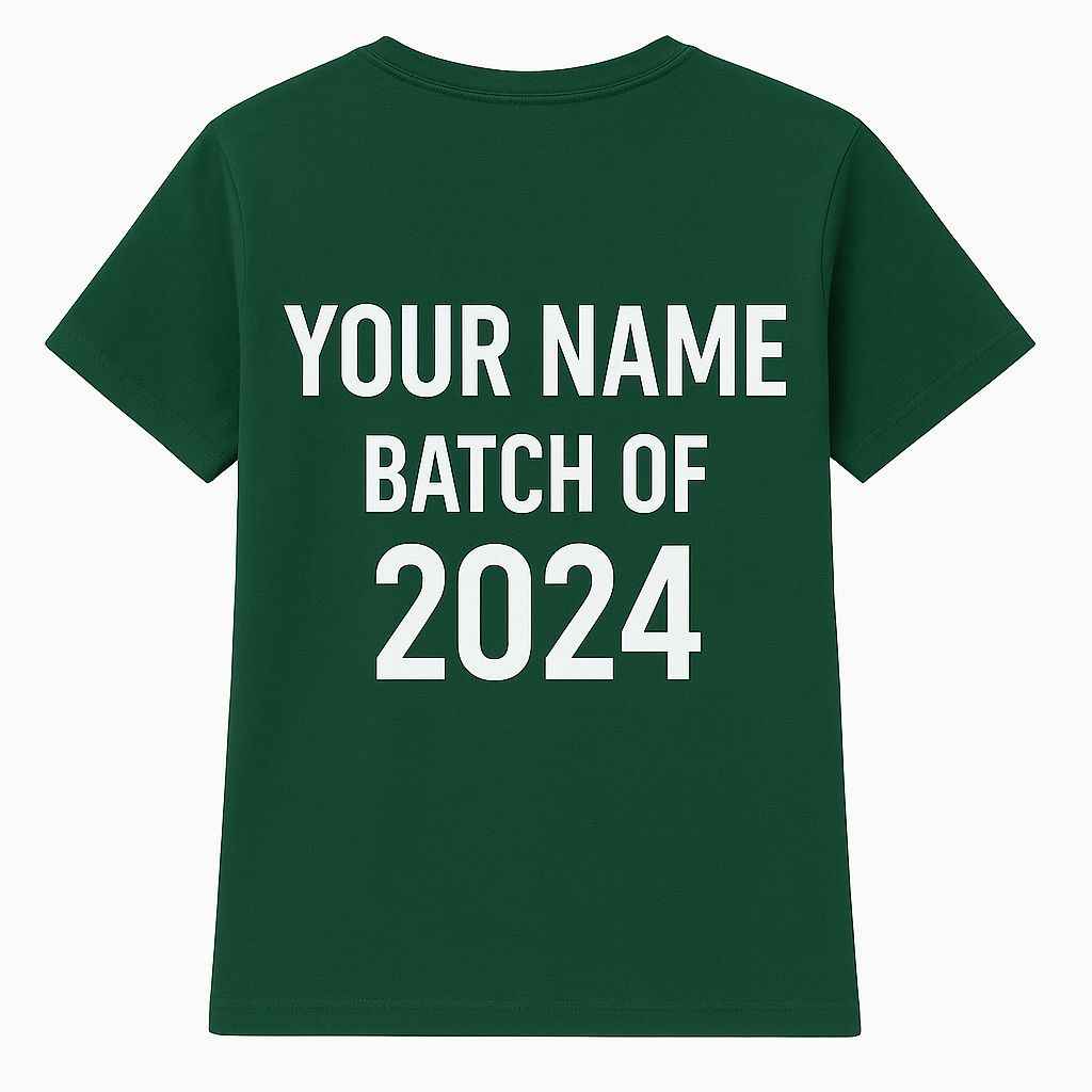 Oversized Dark Green Tee Side