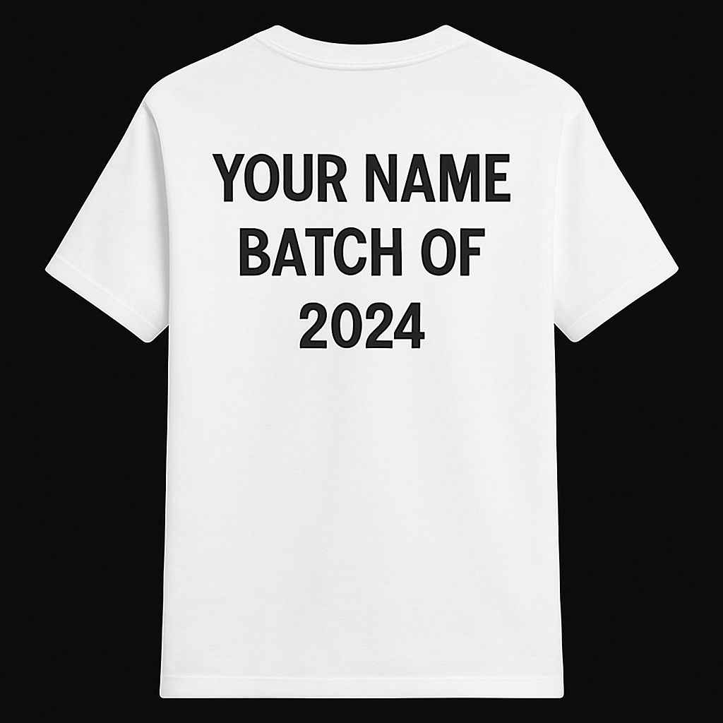 Oversized Heavy GSM White Tee Back