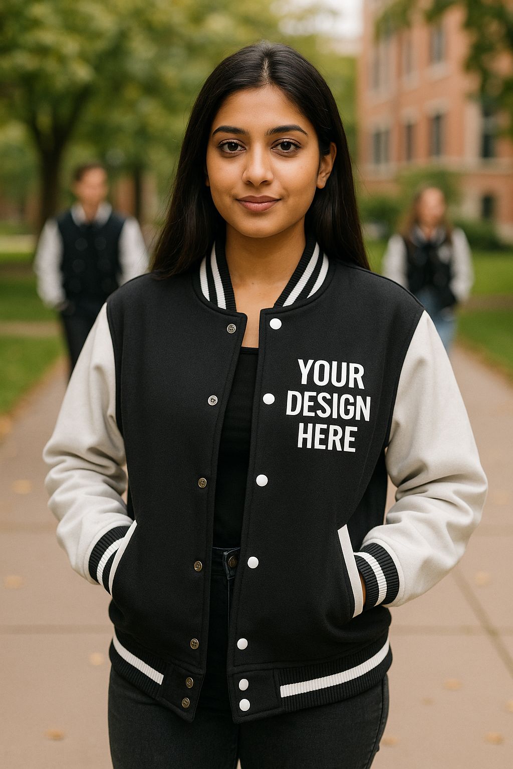 Black and White Varsity Front