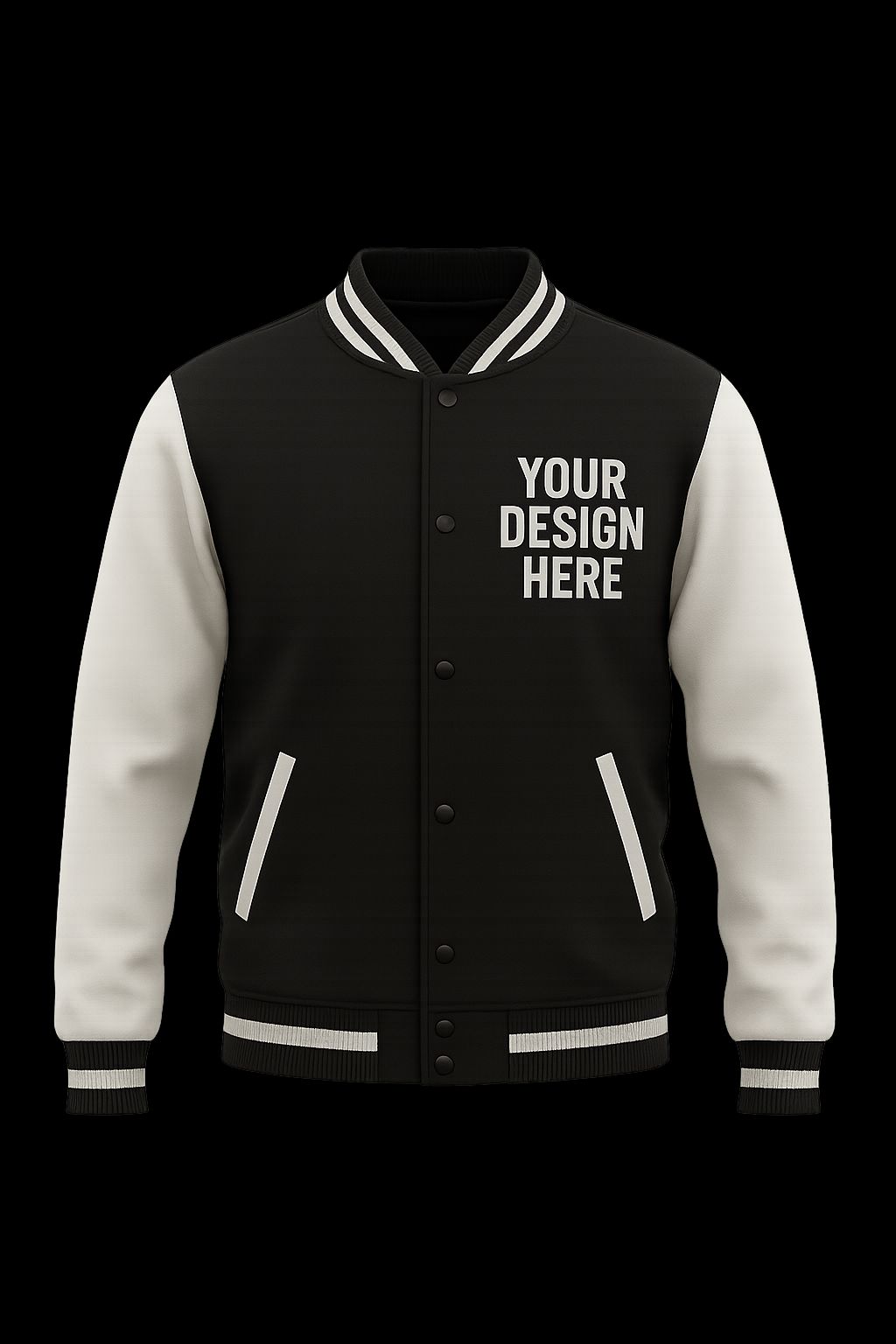 Black and White Varsity Side