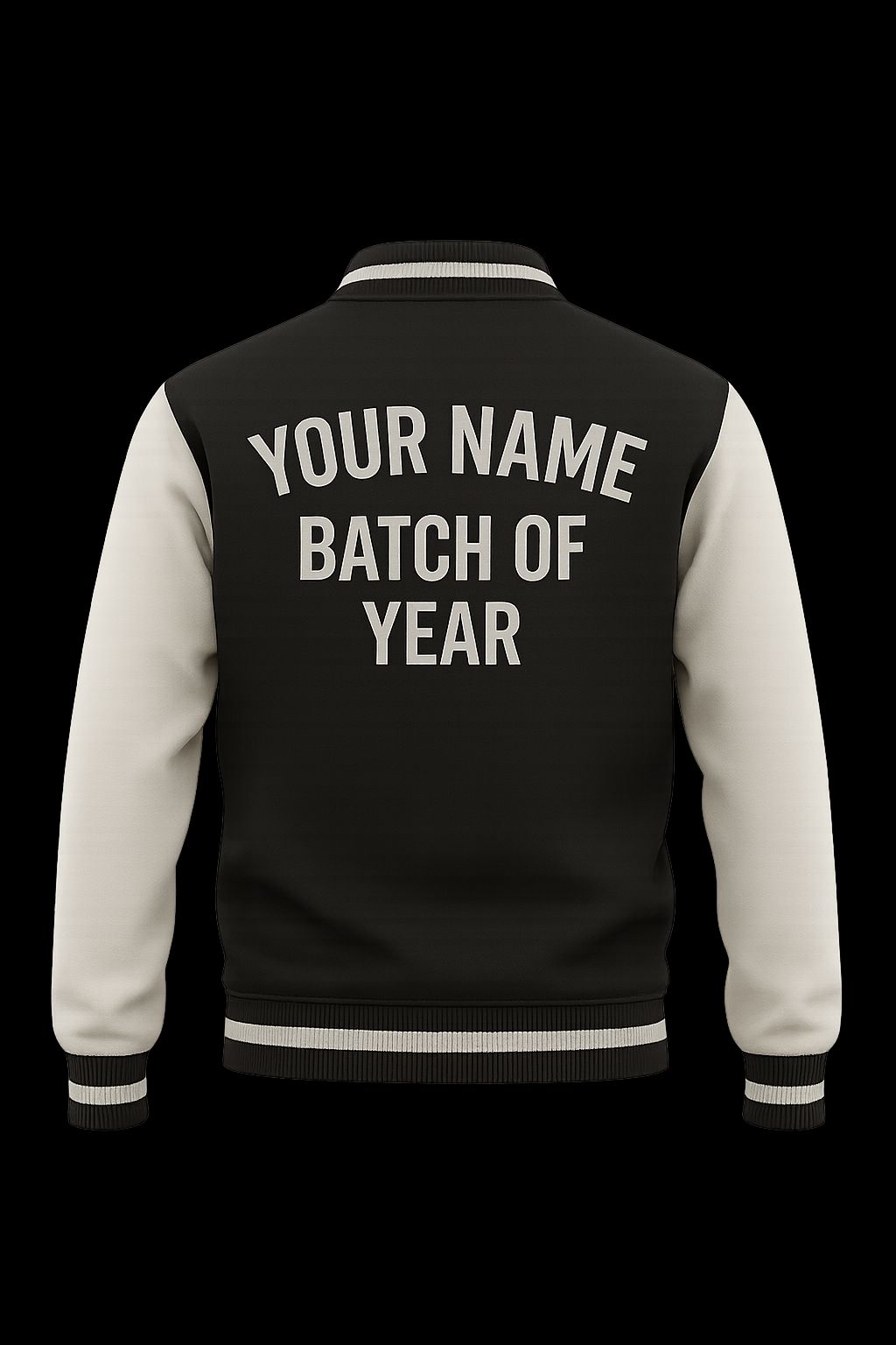 Black and White Varsity Detail