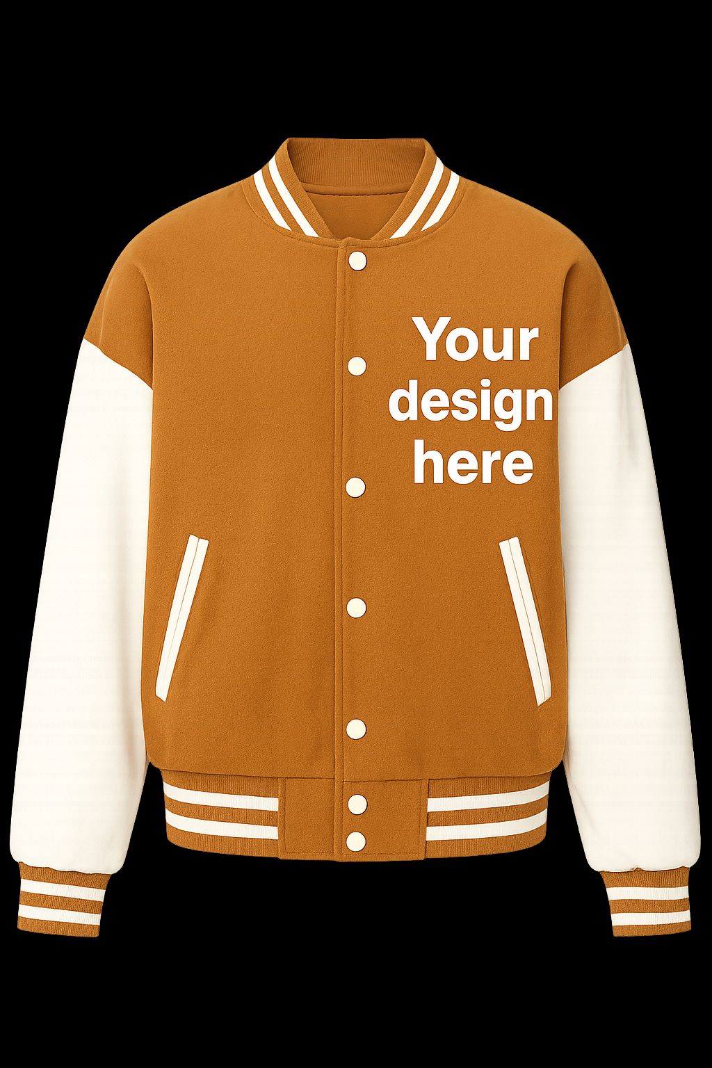 Yellow and White Varsity Front