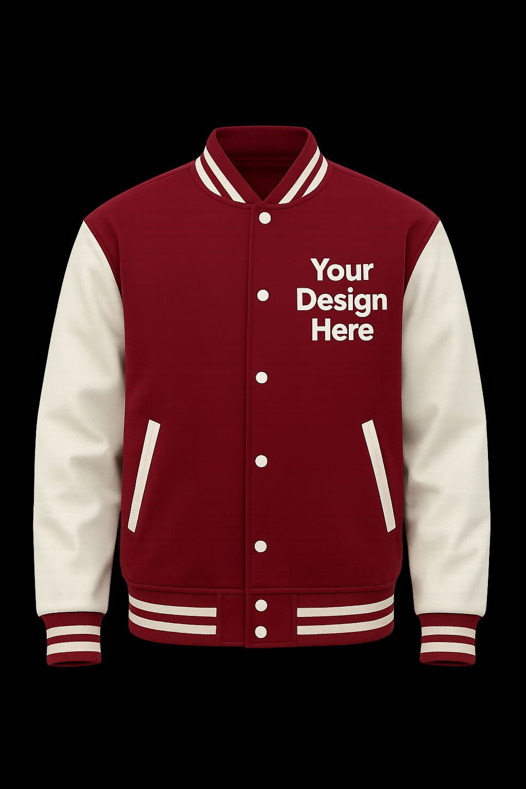 Red and White Varsity Front